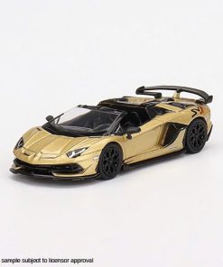 MiniGT Lamborghini Aventador SVJ Roadster Oro Elios