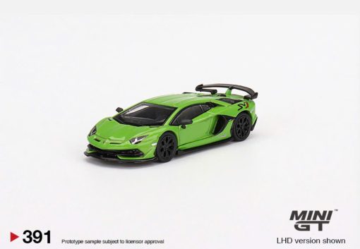 MiniGT Lamborghini Aventador SVJ Verde Mantis