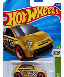Xe Mô Hình HotWheels Fiat 500e (Vàng)