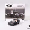 MiniGT Nissan R32 Gunmetal with Matsuda figure