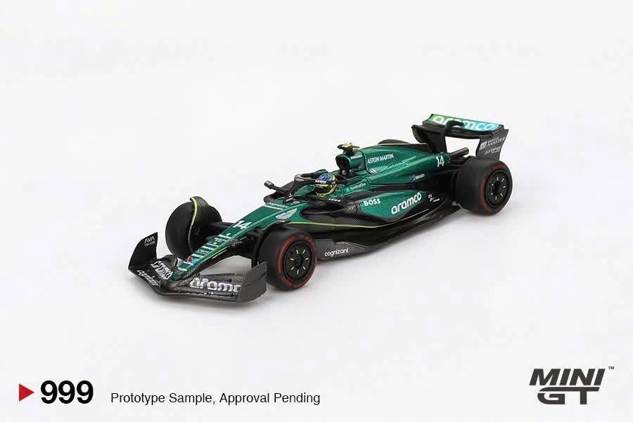 MiniGT Aston Martin #14 Fernando Alonso F1 2024
