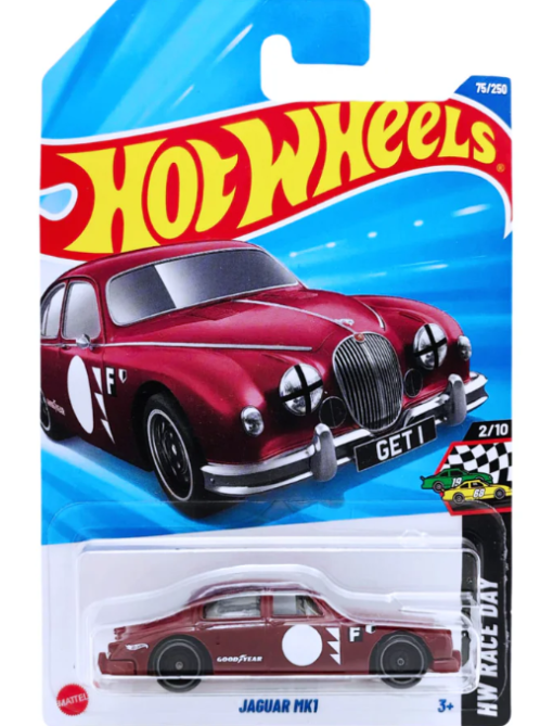 Xe Mô Hình HotWheels Jaguar MK1 (Đỏ)