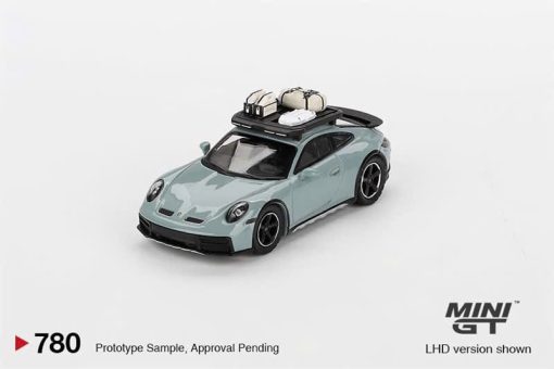 MiniGT Porshche 911 Dakar Shade Green Metallic
