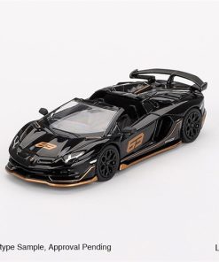 MiniGT Lamborghini Aventador SVJ 63 Roadster Nero Aldebaran