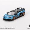 MiniGT Lamborghini Aventador SVJ 63 Roadster Blu Aegir