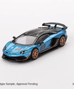 MiniGT Lamborghini Aventador SVJ 63 Roadster Blu Aegir