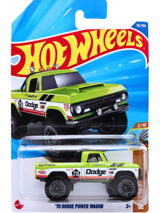 Xe Mô Hình HotWheels Dodge Power Wagon 1970