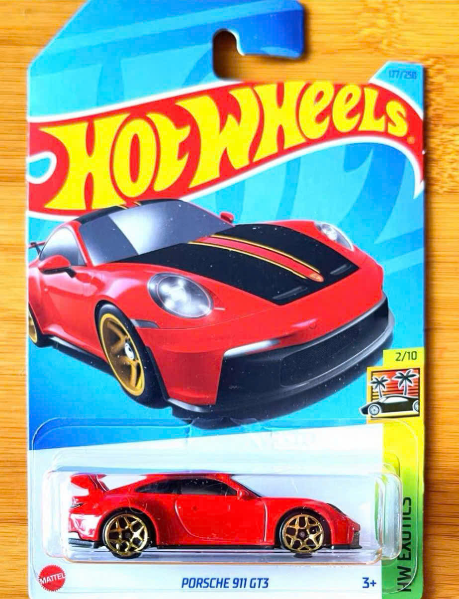 Xe Mô Hình HotWheels Porsche 911 GT3 (Đỏ)