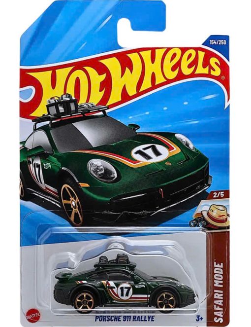 Xe Mô Hình HotWheels Porsche 911 Rallye (Case G)