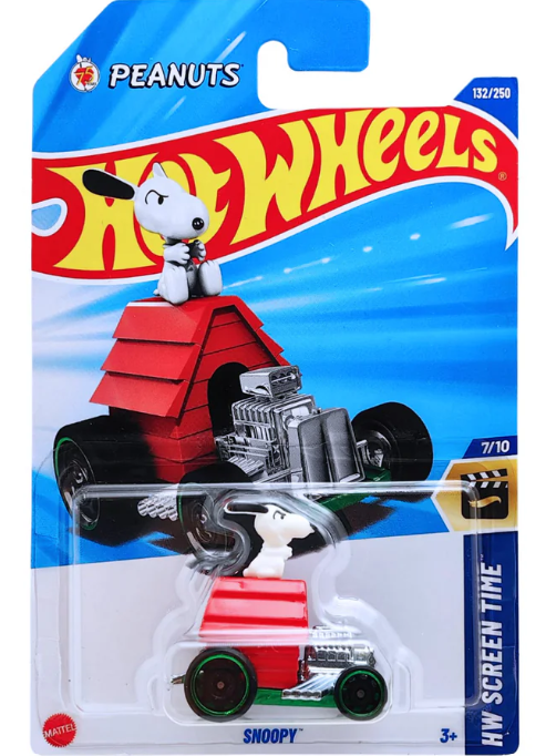 Xe Mô Hình HotWheels Snoopy