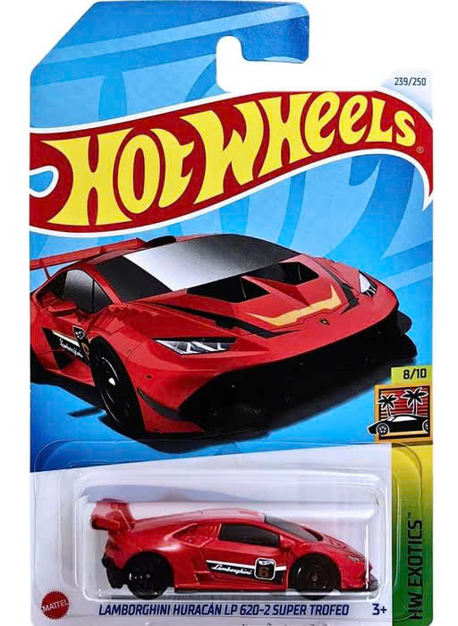 Xe Mô Hình HotWheels Lamborghini Huracan LP620-2 Super Trofeo