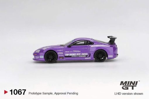MiniGT Toyota Supra Top Secret GT-300 Purple - Hình ảnh 2