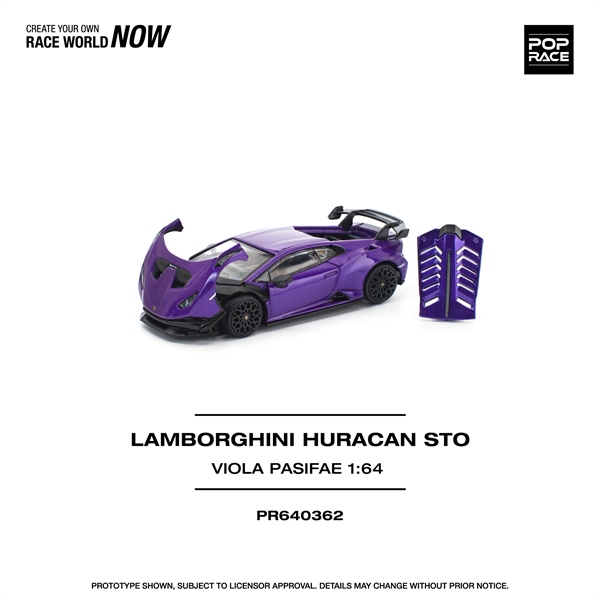 POPRACE Lamborghini Huracan STO Viola Pasifae
