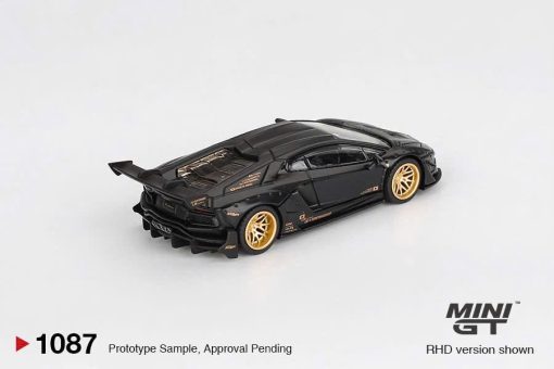 MiniGT LB-WORKS Lamborghini Aventador Matte Black - Ảnh 3