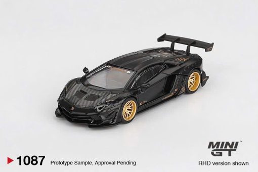 MiniGT LB-WORKS Lamborghini Aventador Matte Black