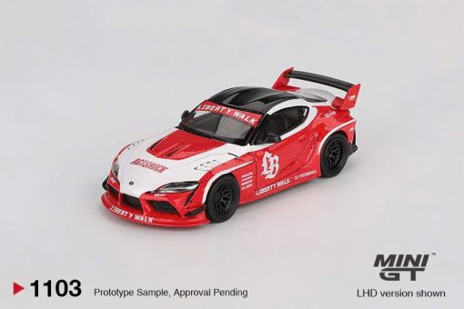 MiniGT LB-WORKS Toyota GR Supra Red/White