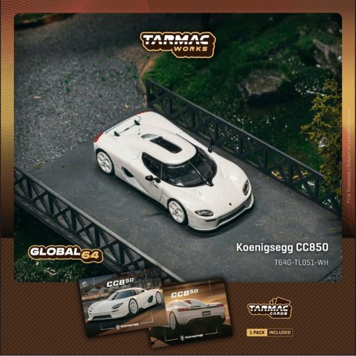 TarmacWorks Koenigsegg CC850 White